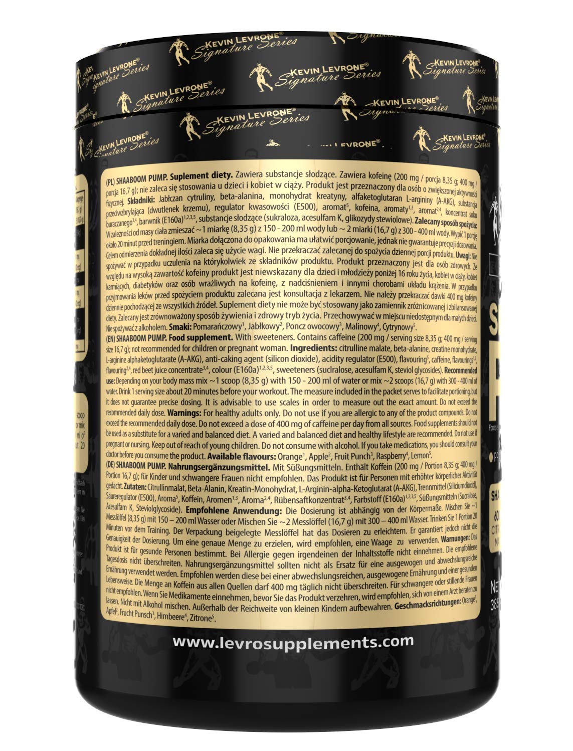 Kevin Levrone Signature Series Shaaboom Pump Pre-Workout