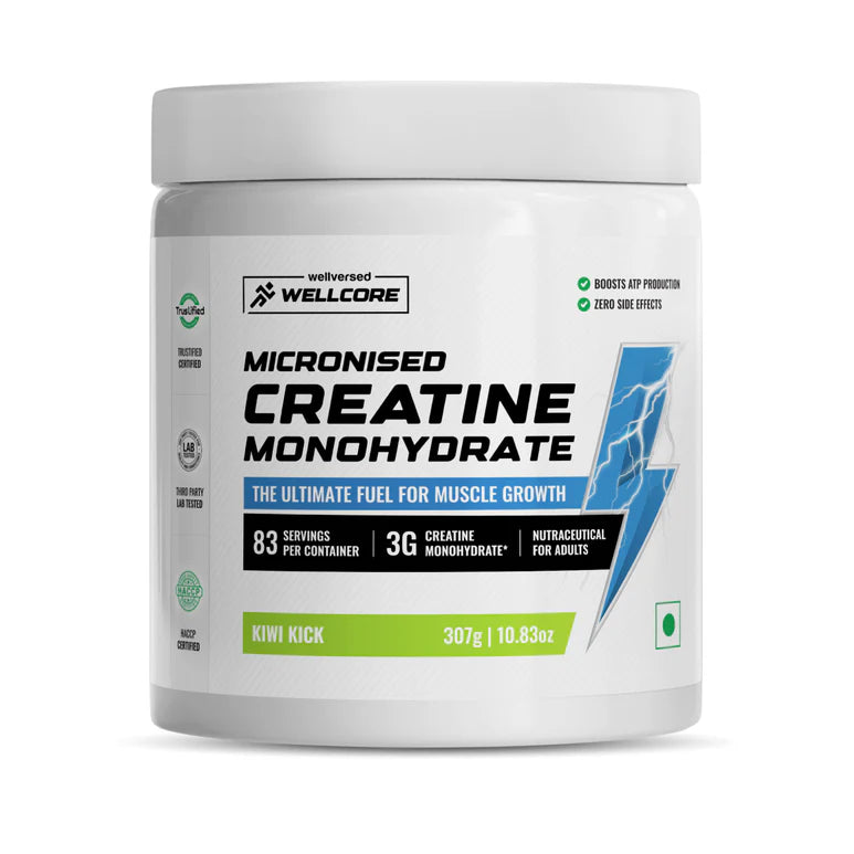 Wellcore Micronised Creatine Monohydrate 100% Pure Creatine
