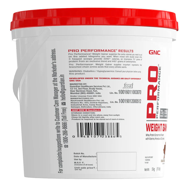 GNC Pro Performance Weight Gainer 3/ 5 kg