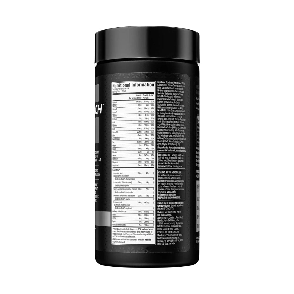 Muscletech Platinum Multivitamin