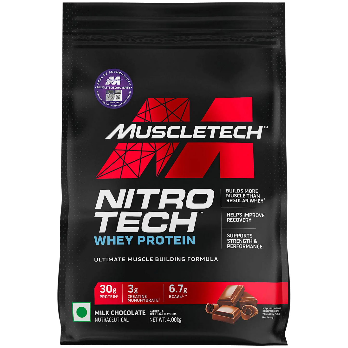 Muscletech Nitrotech Whey Protein Powder