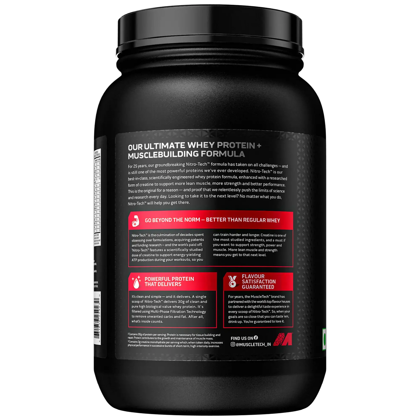 Muscletech Nitrotech Whey Protein Powder