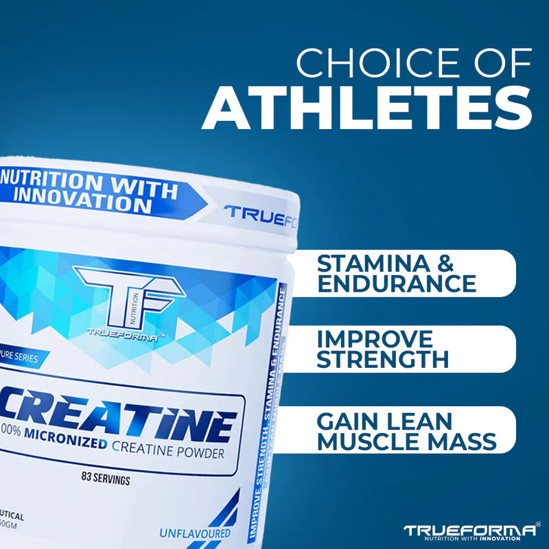 Trueforma® Creatine – 100% Micronized Creatine Powder