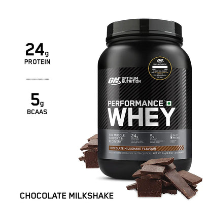Optimum Nutrition Performance Whey Chocolate Milkshake Flavor