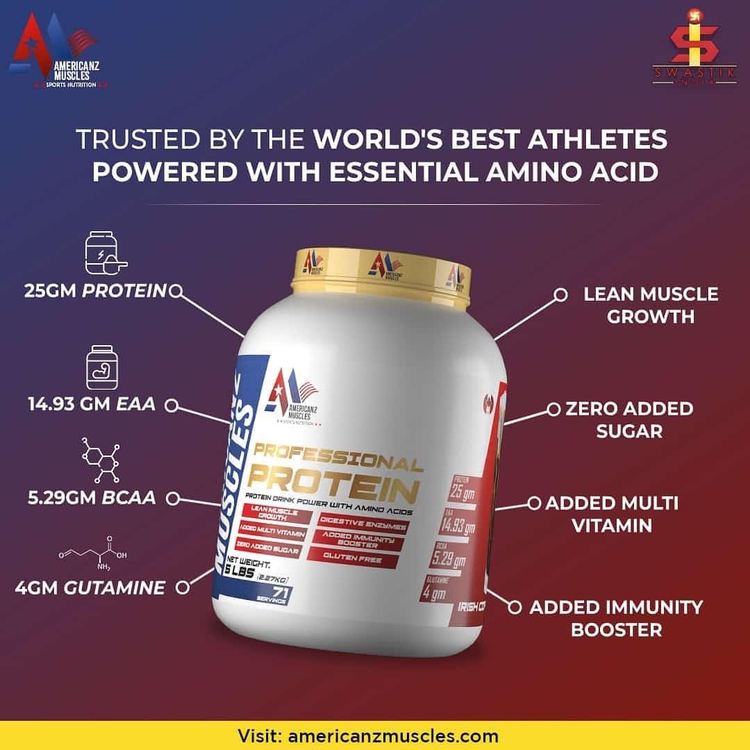 Americanz Muscles Whey Protein 2.27kg