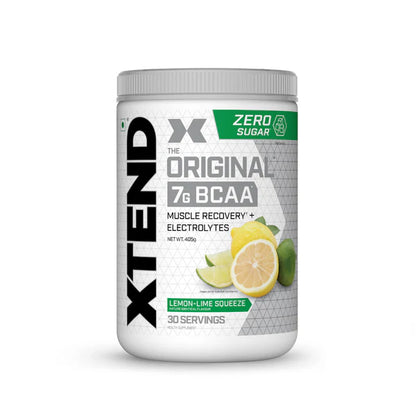 Scivation Xtend BCAAs Powder for Adults (Pre-Workout, 7g BCAAs, 0g Carbs,Sugar & Calories, 3.5 Leucine, 2.5g L-Glutamine, 1g Citrulline Malate) - 420gm, 30 Servings