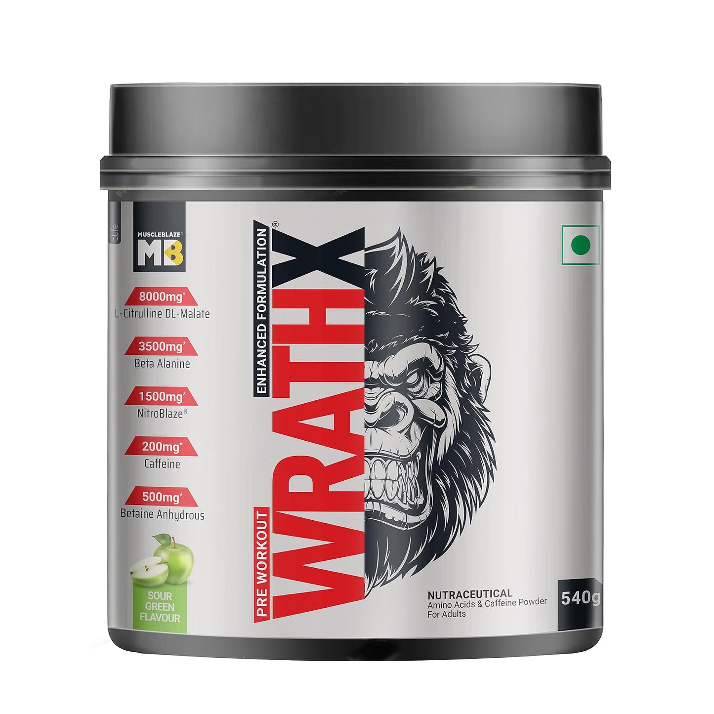 MuscleBlaze Pre Workout WrathX
