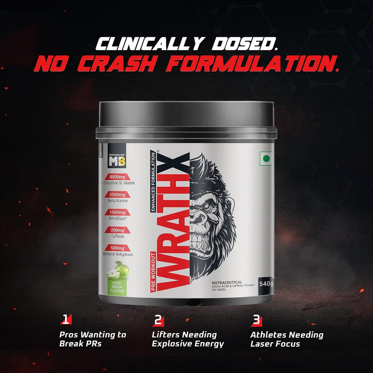 MuscleBlaze Pre Workout WrathX