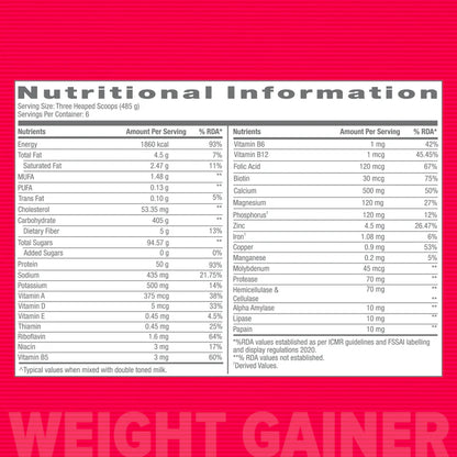 GNC Pro Performance Weight Gainer 3/ 5 kg