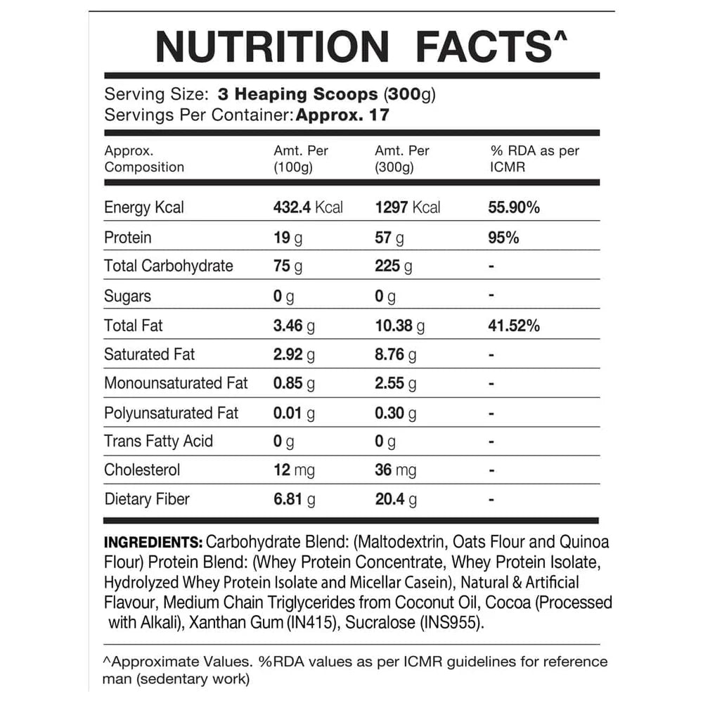 IN2 Mass Gainer Rich Chocolate