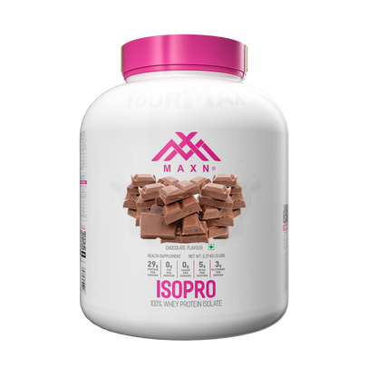 MAXN ISOPRO/Whey Protein Isolate - Flavoured Supplement for Muscle Growth