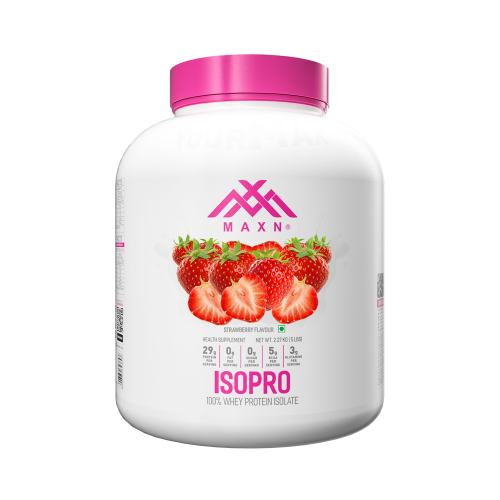 MAXN ISOPRO/Whey Protein Isolate - Flavoured Supplement for Muscle Growth