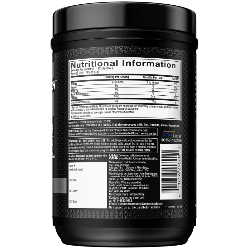 Muscletech Platinum 100% Glutamine