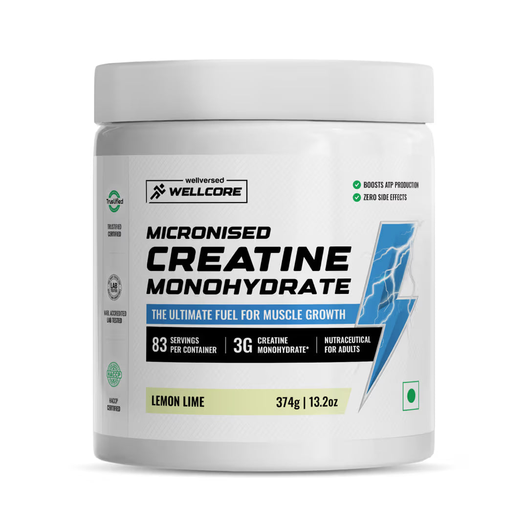 Wellcore Micronised Creatine Monohydrate 100% Pure Creatine