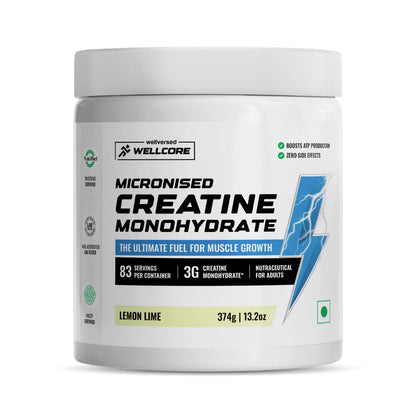 Wellcore Micronised Creatine Monohydrate 100% Pure Creatine