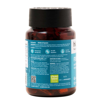 HealthKart HK Vitals Fish Oil 1000mg with 180mg EPA and 120mg DHA