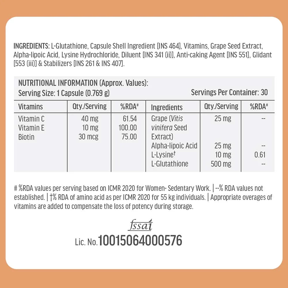 HK Vitals Glutathione