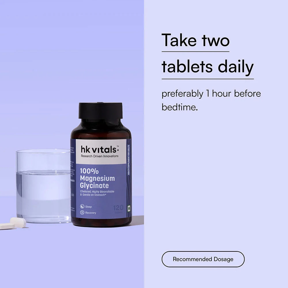 HK vitals 100% Magnesium Glycinate