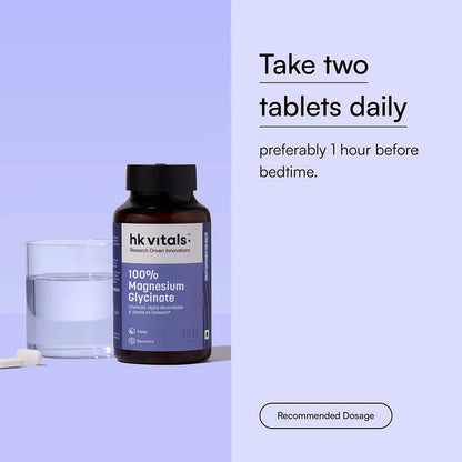 HK vitals 100% Magnesium Glycinate