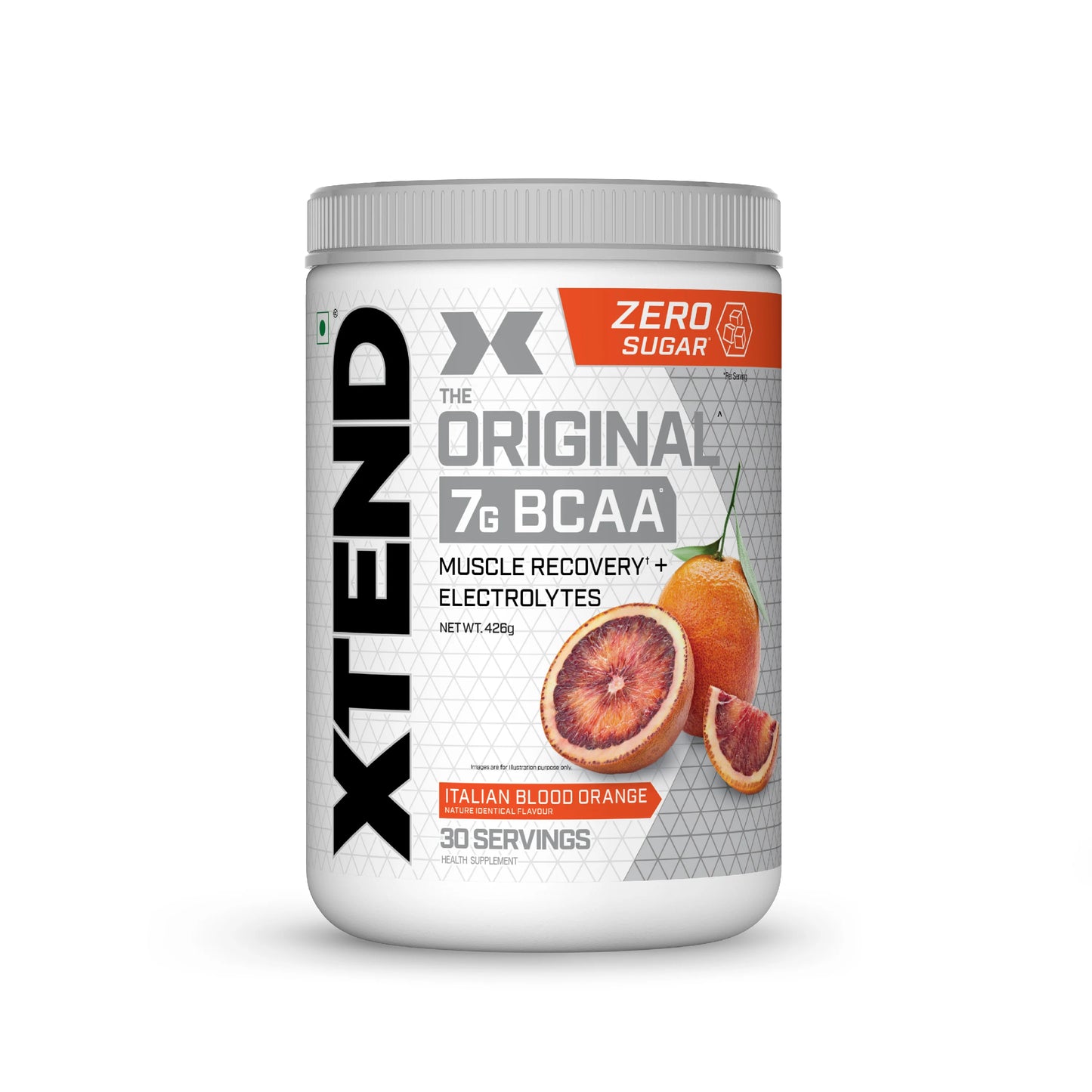Scivation Xtend BCAAs Powder for Adults (Pre-Workout, 7g BCAAs, 0g Carbs,Sugar & Calories, 3.5 Leucine, 2.5g L-Glutamine, 1g Citrulline Malate) - 420gm, 30 Servings